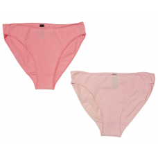 Γυναικεία slip Brazil miss minerva 2 τεμάχια κοράλ/ροζ