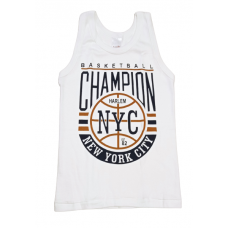 Champion αμάνικο παιδικό φανελάκι λευκό