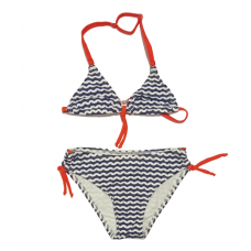 Παιδικό μαγιό bikini (37579-205) ΜΑΡΙΝ-ΛΕΥΚΟ-ΠΟΡΤΟΚΑΛΙ Α/Ο