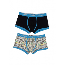 Ανδρικά Boxer 2τεμ (29334-080) Α/Ο UOMO-ΜΑΥΡΟ Mengear