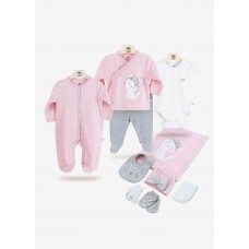 Σετ βρεφική προίκα μωρού CUTE PINK (63161) ΡΟΖ