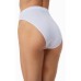Γυναικείο slip cotton-Lycra  brazil  λευκό 2τμχ