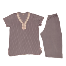 Γυναικεία πιτζάμα 100% viscose (6387) ΛΙΛΑ ΠΟΥΑ