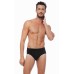 Ανδρικό slip Montal  μαύρο με εσωτερικό λάστιχο 2 τμχ Mengear