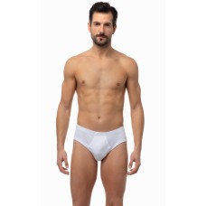 Ανδρικό slip classic λευκό με εσωτερικό λάστιχο