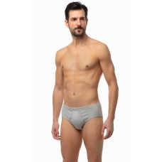 Ανδρικό slip classic γκρι-μελ με εσωτερικό λάστιχο