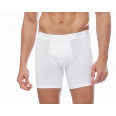 Αντρικό Boxer Mengear Long λευκό 2 τμχ