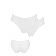 Γυναικείο slip cotton-Lycra  mini λευκό 2τμχ