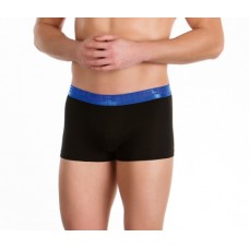 Ανδρικό Boxer color signs Μαύρο -Mπλε