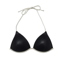 Minerva top τρίγωνο cocktail party (9812B-045) μαύρο