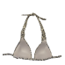 Minerva top μαγιό τρίγωνο με ενίσχυση (9674B-083) εκρού-gold-anml
