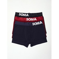 Soma Picasso Ανδρικά Μπόξερ Blue/Black/Red 3Pack
