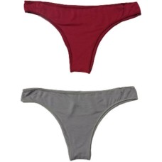 Slip 2 pack montal brazilian (81325-776) CHERRY-ΓΚΡΙ